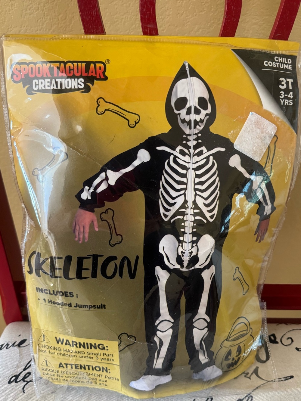 Spooktacular Creations Skeleton Jumpsuit Size 3T